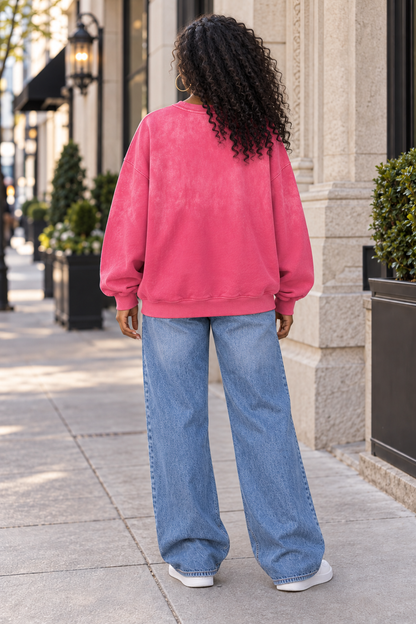 Saved-ish Soul "Not Perfect Just Growing" Sunfade Sweatshirt