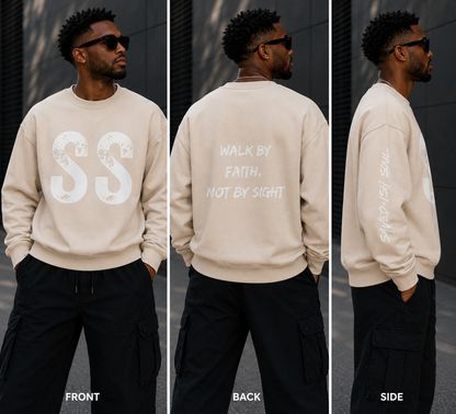 Saved-ish Soul "SS" Oversized Sweatshirt