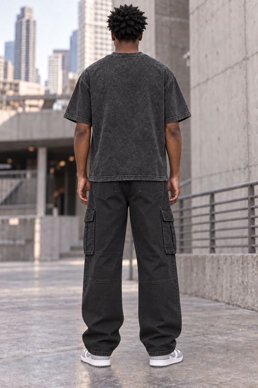 Saved-ish Soul "Foundations" Mineral Wash Boxy T-Shirt