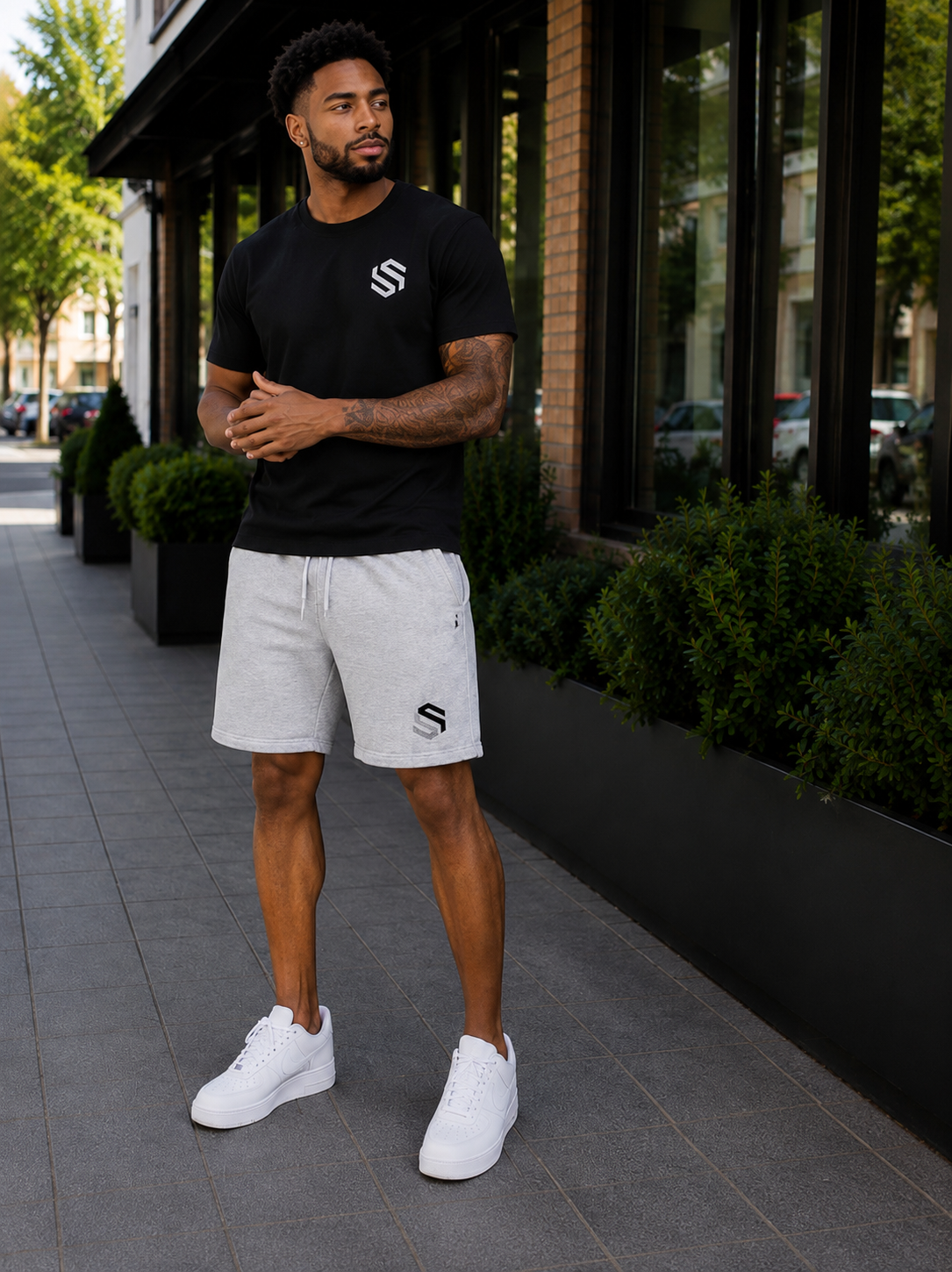 Saved-ish Soul "Logo" Fleece Shorts