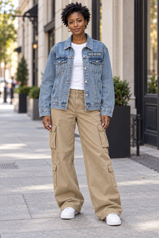 Saved-ish Soul Vintage Wash Denim Jacket