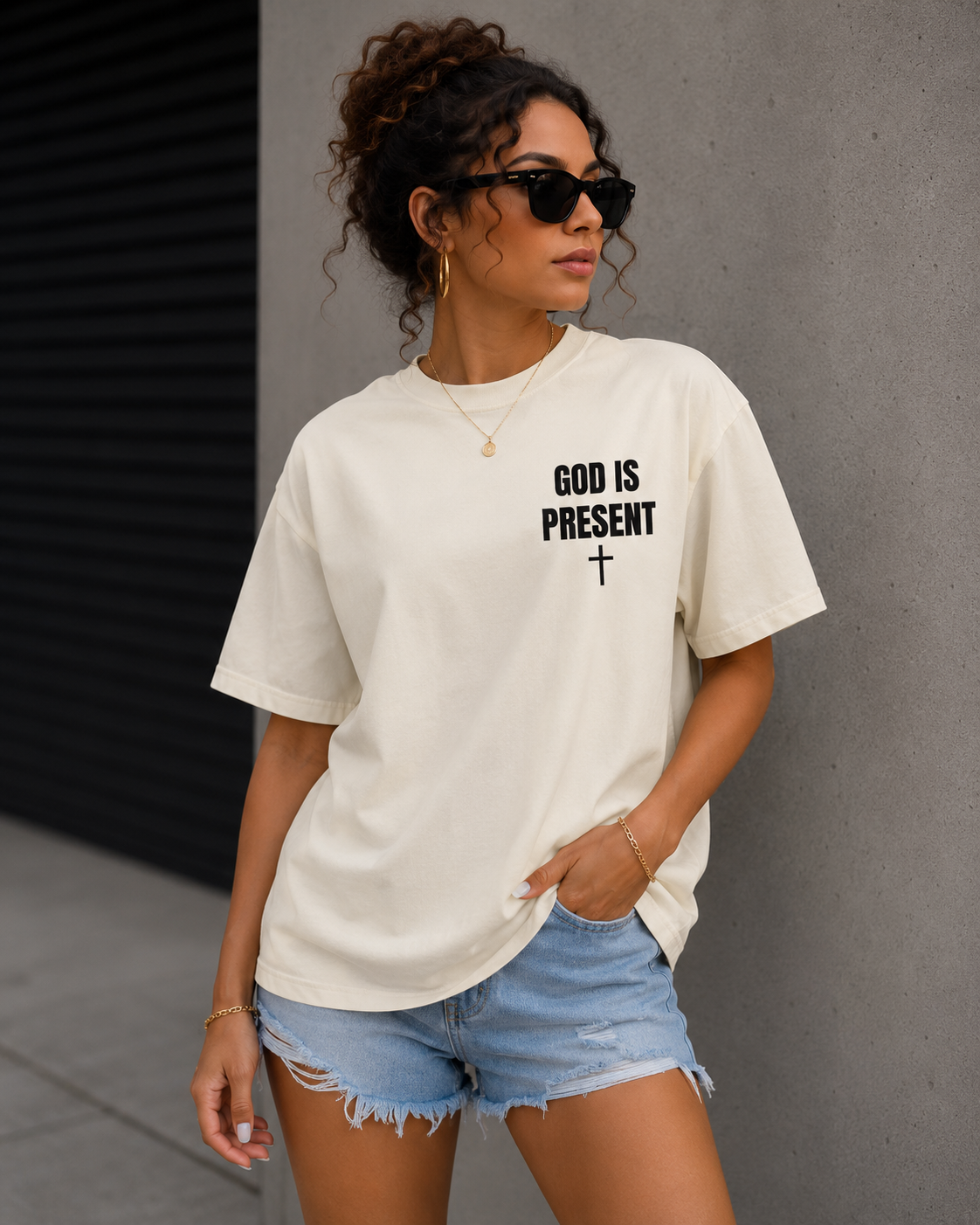 Saved-ish Soul "God Is Present" T-Shirt