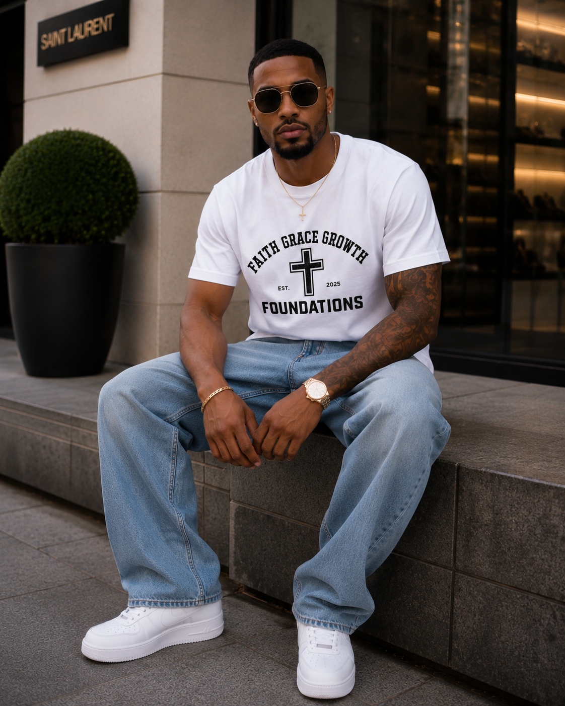 Saved-ish Soul "Faith, Grace, Growth" T-Shirt