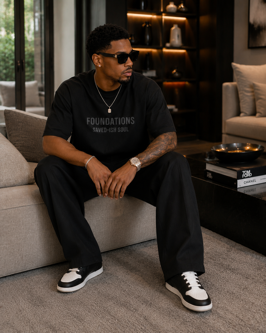 Saved-ish Soul "FOUNDATIONS" Boxy Tee