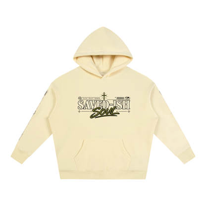 Saved-ish Soul "Faith, Grace, Growth" Oversize Fleeced Hoodie