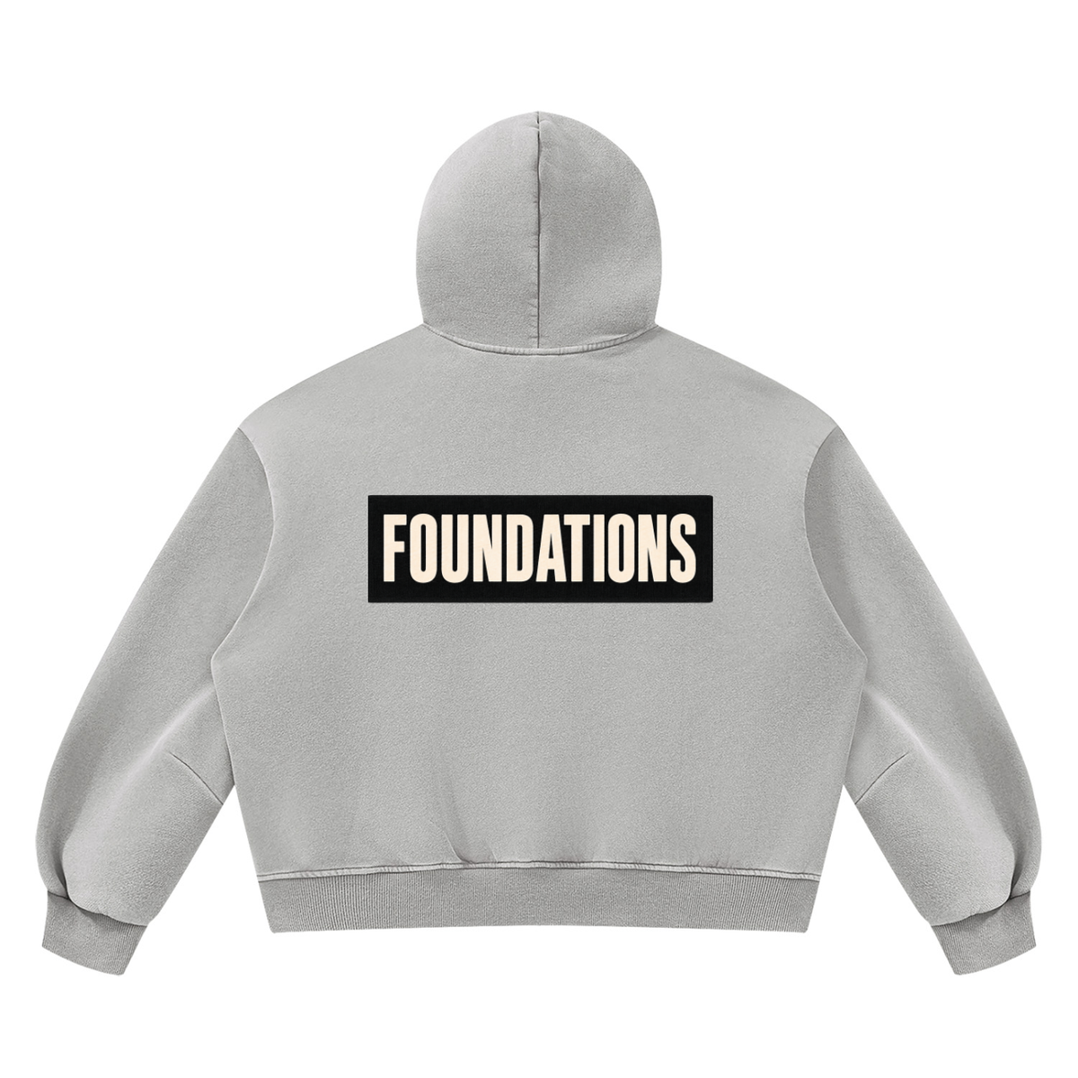 Saved-ish Soul "Foundations" Boxy Fleece Hoodie