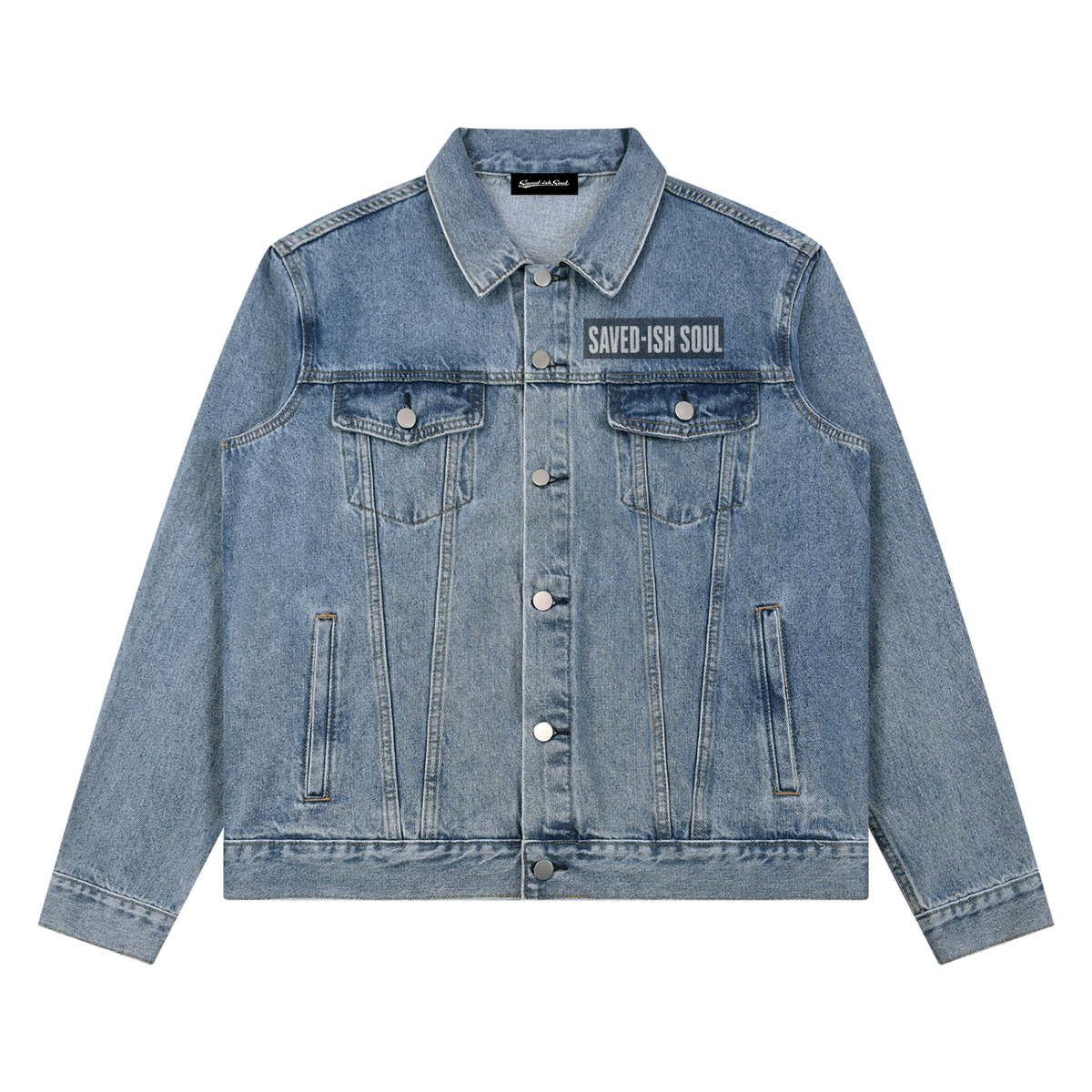 Saved-ish Soul Vintage Wash Denim Jacket