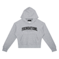 Saved-ish Soul "Foundations" Crop Drop Shoulder Hoodie