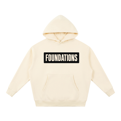 Saved-ish Soul "Foundations" Oversized Boxy Fleece Hoodie