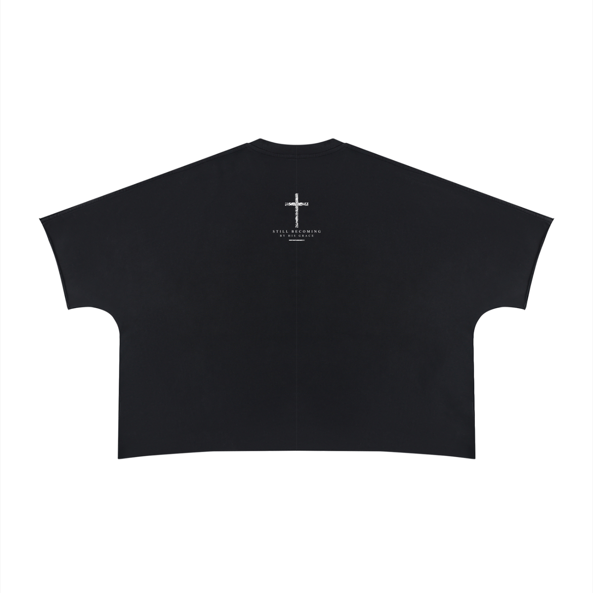 Saved-ish Soul "No Weapons" Boxy Raw Edge T-Shirt
