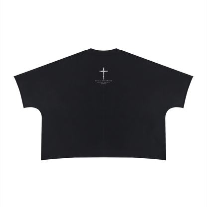 Saved-ish Soul "No Weapons" Boxy Raw Edge T-Shirt