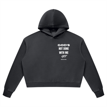 Saved-ish Soul "God's Not Done With Me Yet" Vintage Wash Hoodie