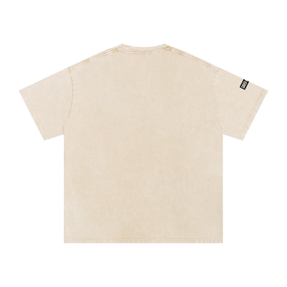 Saved-ish Soul "God's Crew" Snow Washed Oversized T-Shirt