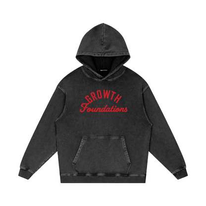 Saved-ish Soul "Growth Foundations" Snow Washed Hoodie