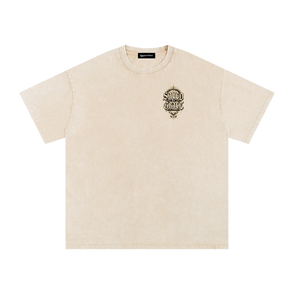 Saved-ish Soul "Saved By Grace" Snow Washed Oversized T-Shirt