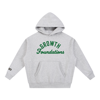 Saved-ish Soul "Growth Foundations" Oversized Boxy Fleece Hoodie